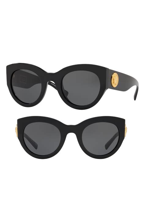 tribute 51mm cat eye sunglasses versace|Versace Women's Tribute VE4353BM VE/4353/BM Fashion Cat .